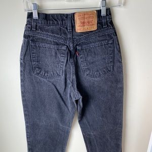 Black Levi Mom Jeans